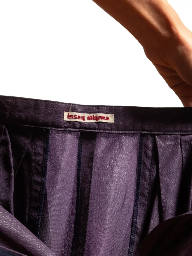 1970S ISSEY MIYAKE Eggplant Purple Pants