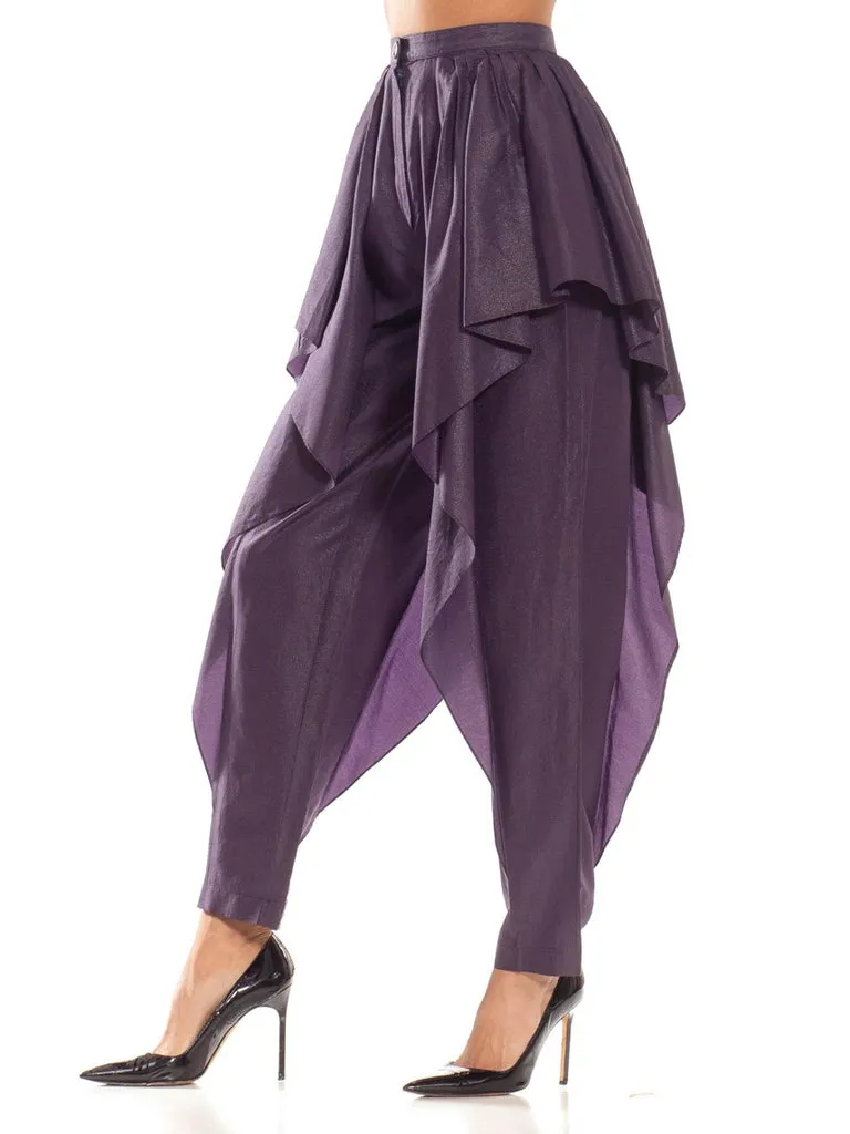 1970S ISSEY MIYAKE Eggplant Purple Pants