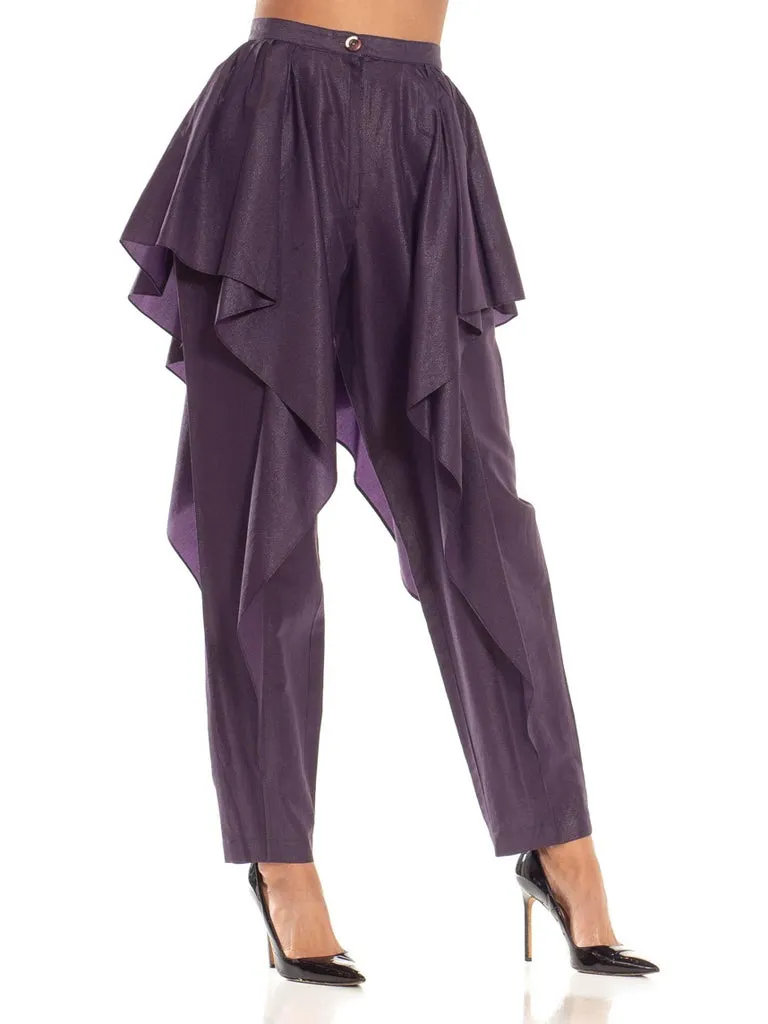 1970S ISSEY MIYAKE Eggplant Purple Pants