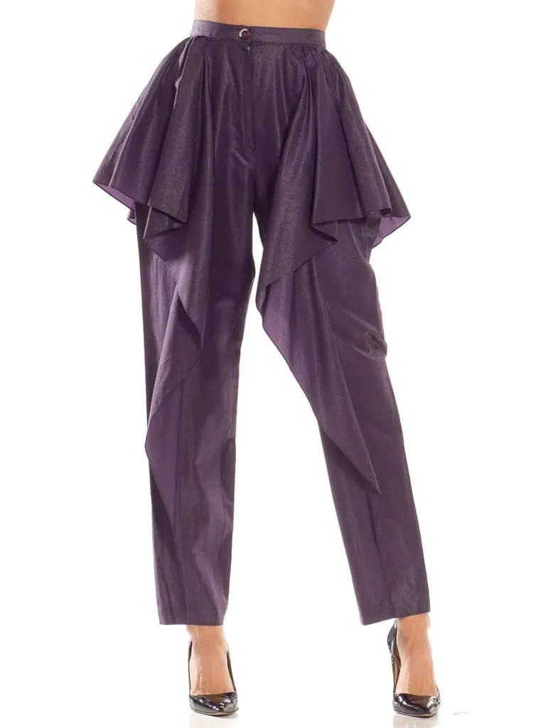 1970S ISSEY MIYAKE Eggplant Purple Pants