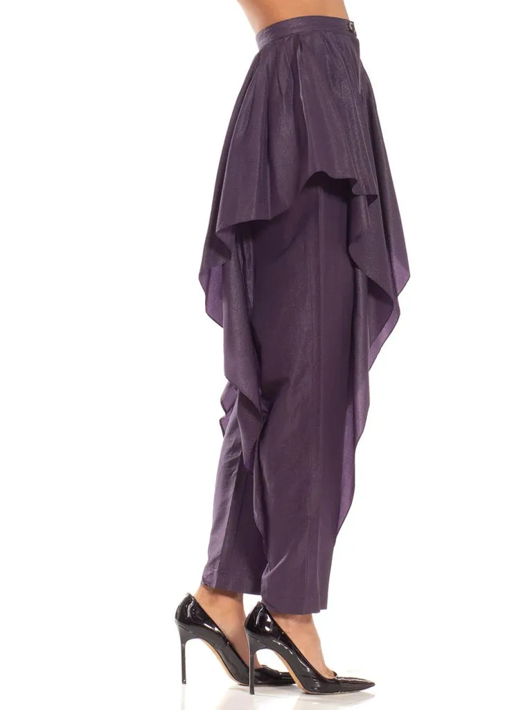 1970S ISSEY MIYAKE Eggplant Purple Pants