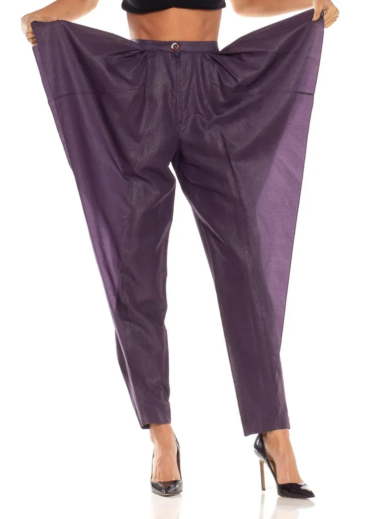 1970S ISSEY MIYAKE Eggplant Purple Pants