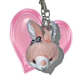 [3AMGANG] Seasonless Gangster ribbon rabbit keychain