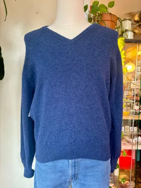 70s Brooks Bros 100% pure lambswool knitted in England v-neck sweater