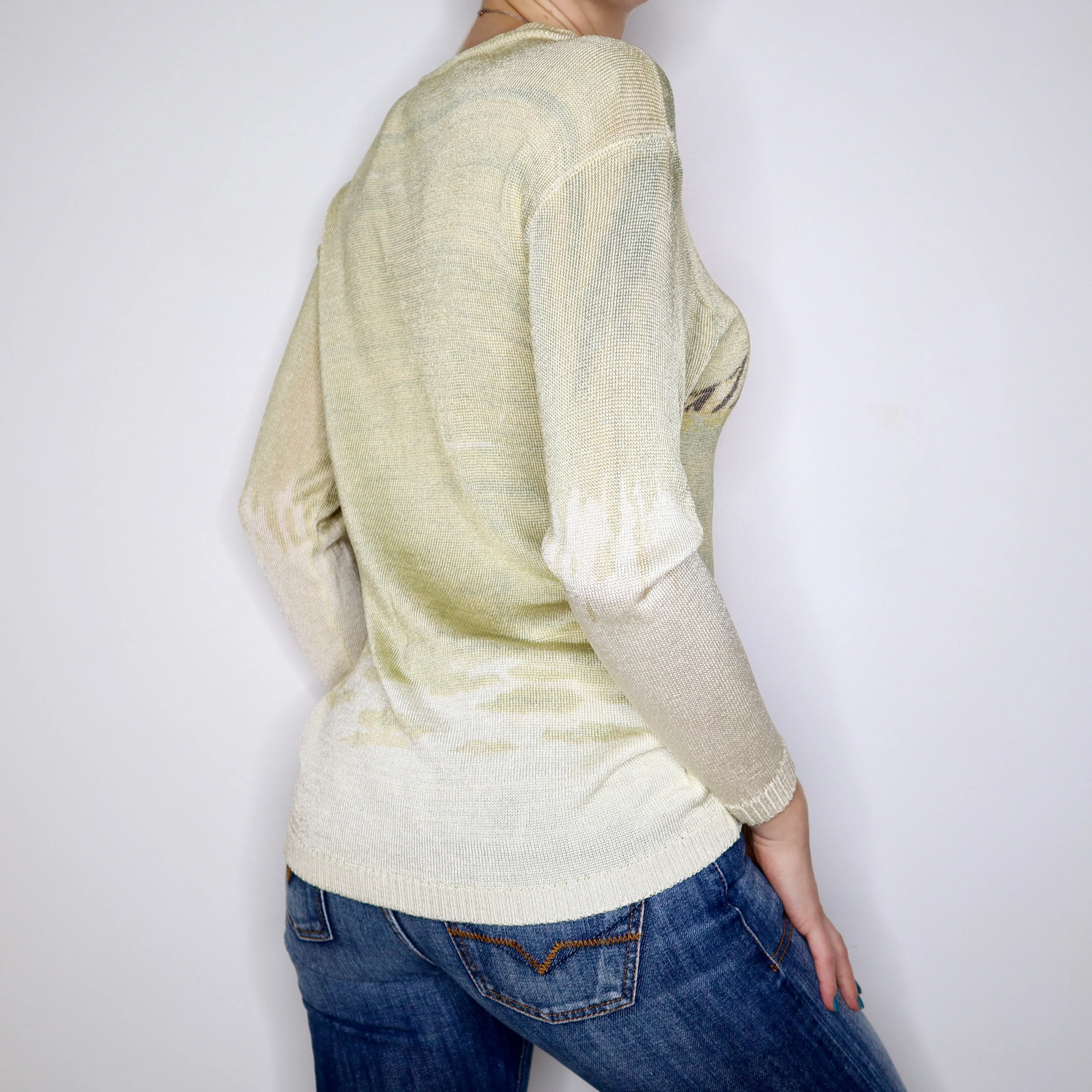 80s KRIZIA Tiger Sweater (M)