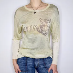 80s KRIZIA Tiger Sweater (M)