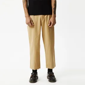 AFENDS Mixed Business Hemp Suit Pant - Tan