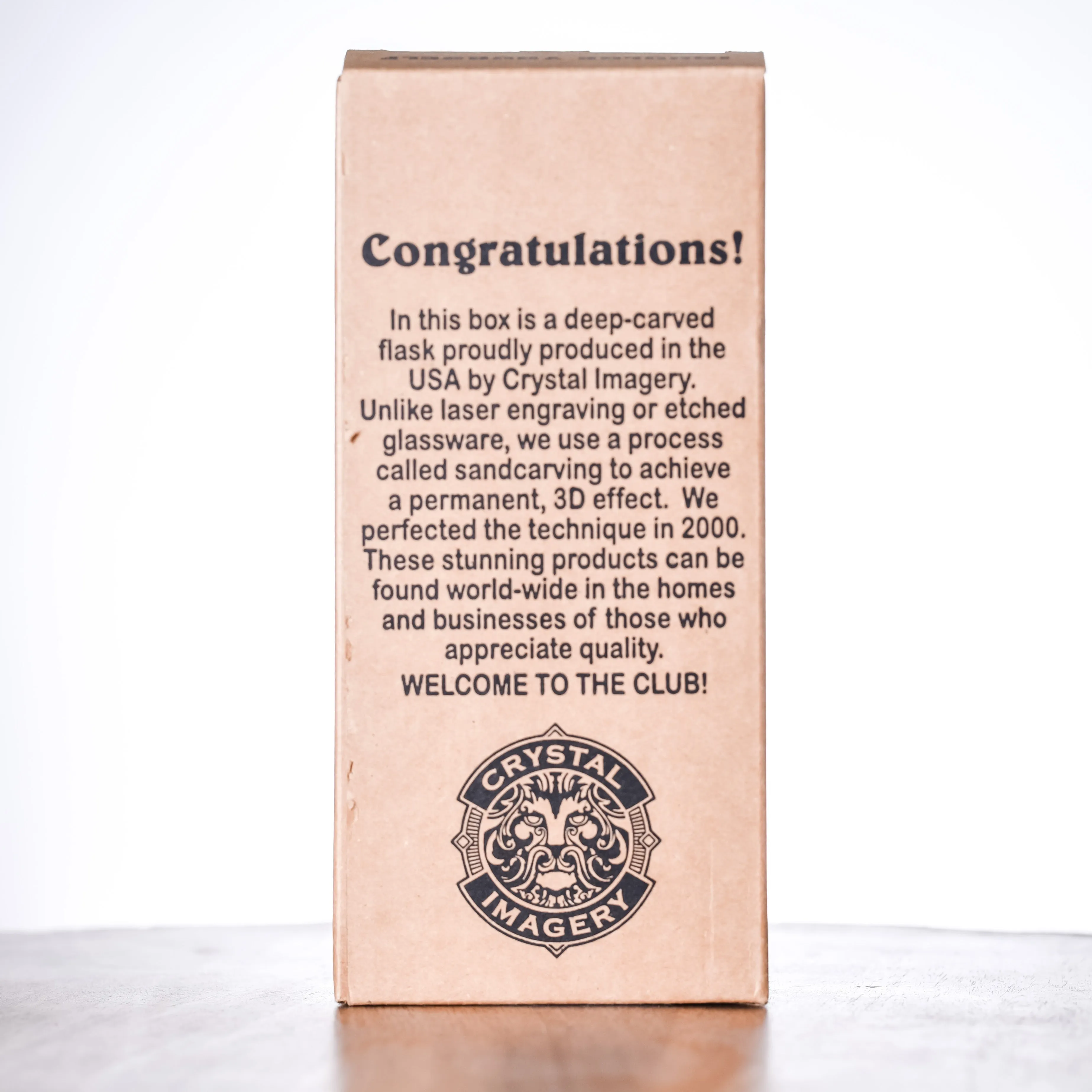 Air Force Seal Insignia Engraved Whiskey Flask Gift
