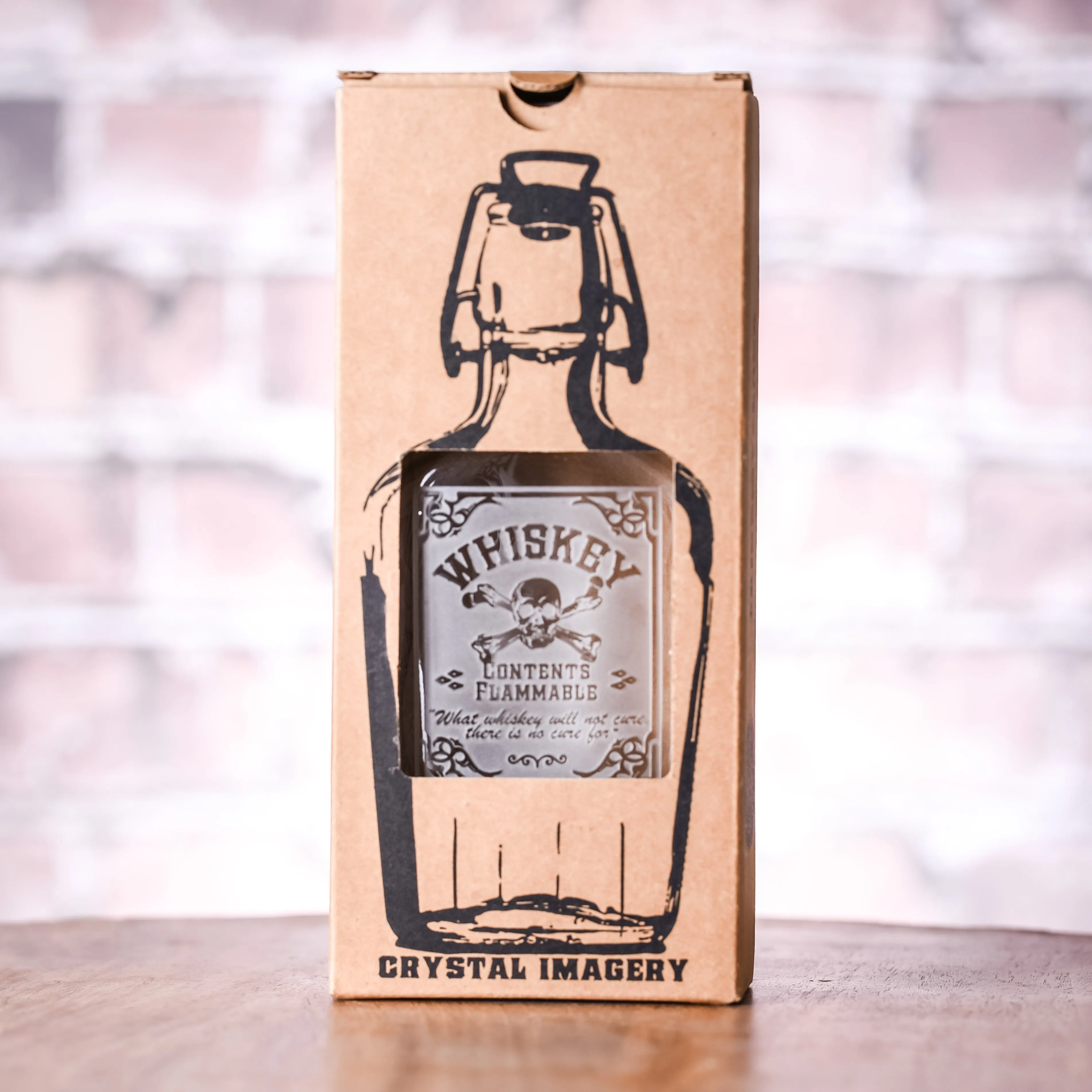 Air Force Seal Insignia Engraved Whiskey Flask Gift