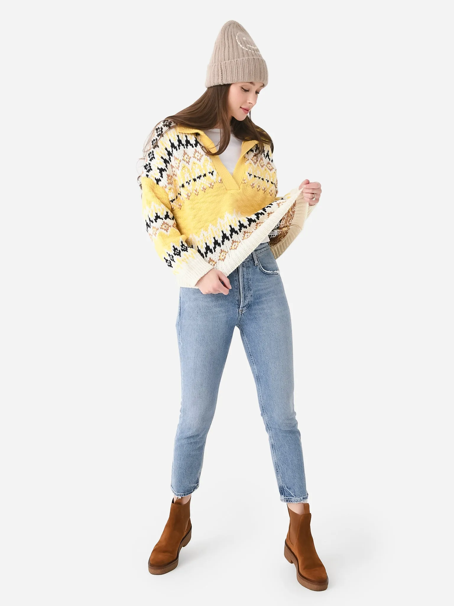 ALC Women's Landry Fairisle Wool Sweater