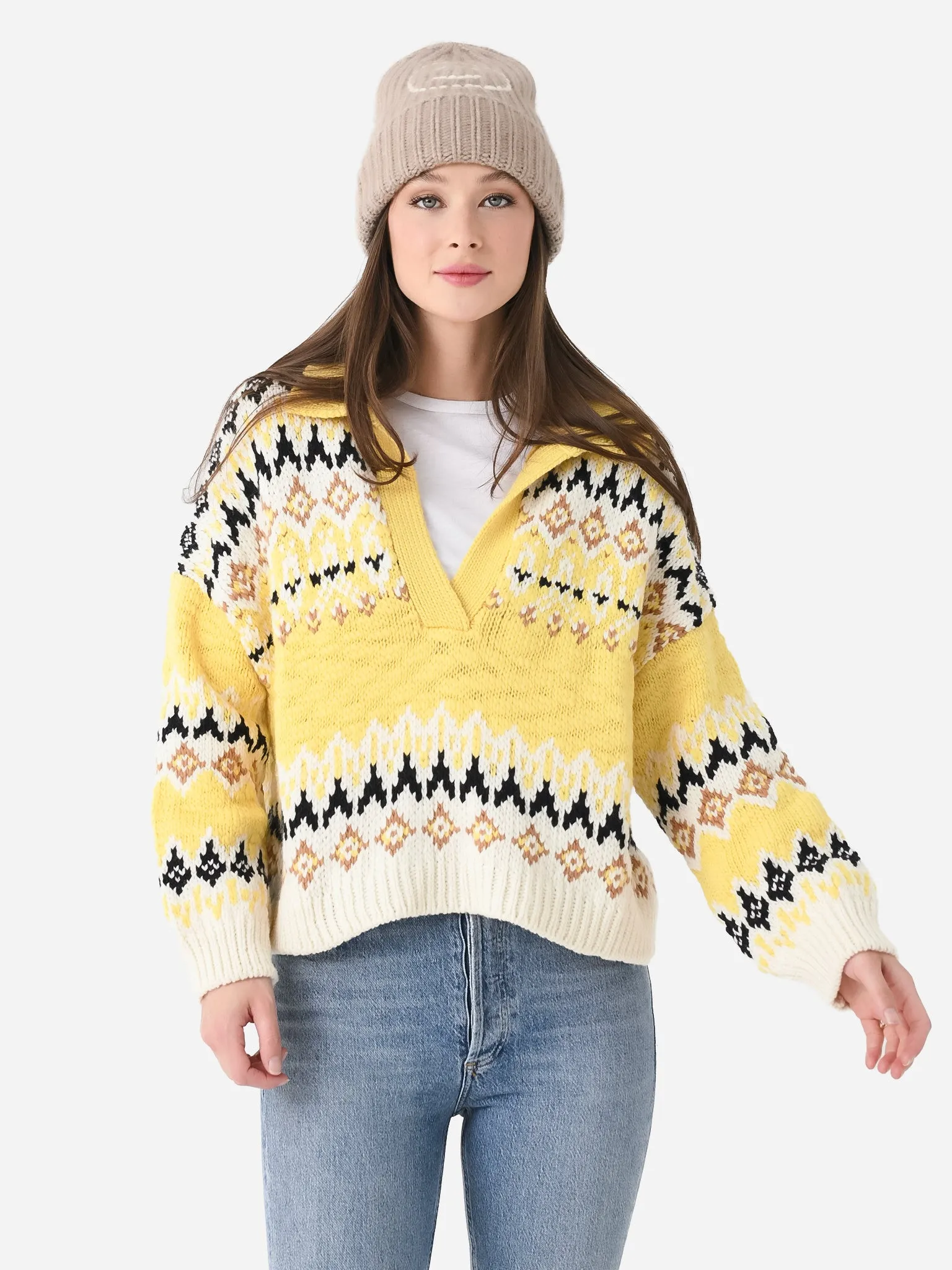 ALC Women's Landry Fairisle Wool Sweater