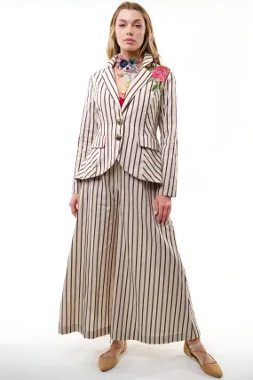 Aratta Derby Princess Stripe Blazer And Pants Set