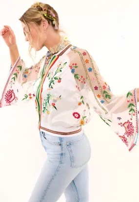 Aratta Drama Bomber Lace Jacket