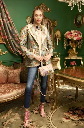 Aratta Renaissance Silk Jacquard Blazer