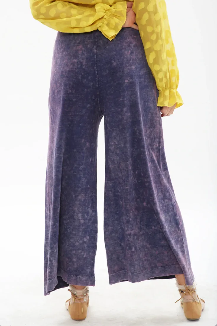 Aratta She Does Not Care Pants- Washed Eggplant
