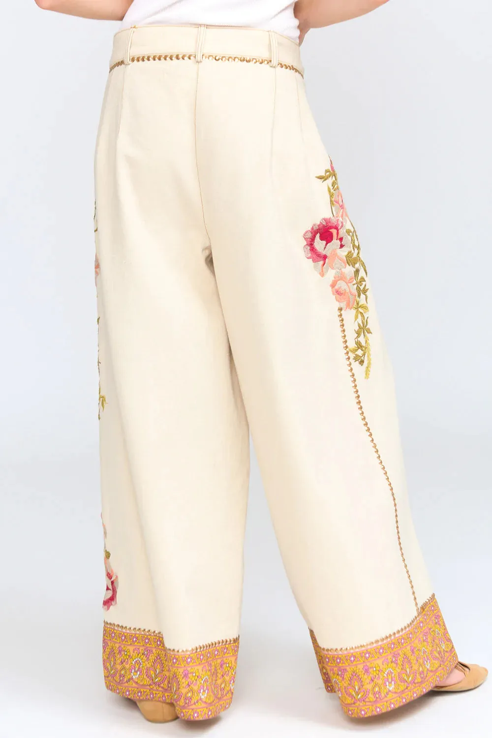 Aratta Time To Shine Denim Pants - MEDIUM