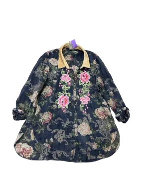 Blouse Long Sleeve By Aratta Silent Journey  Size: L