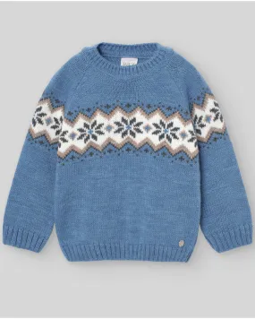 Blue Fairisle Sweater