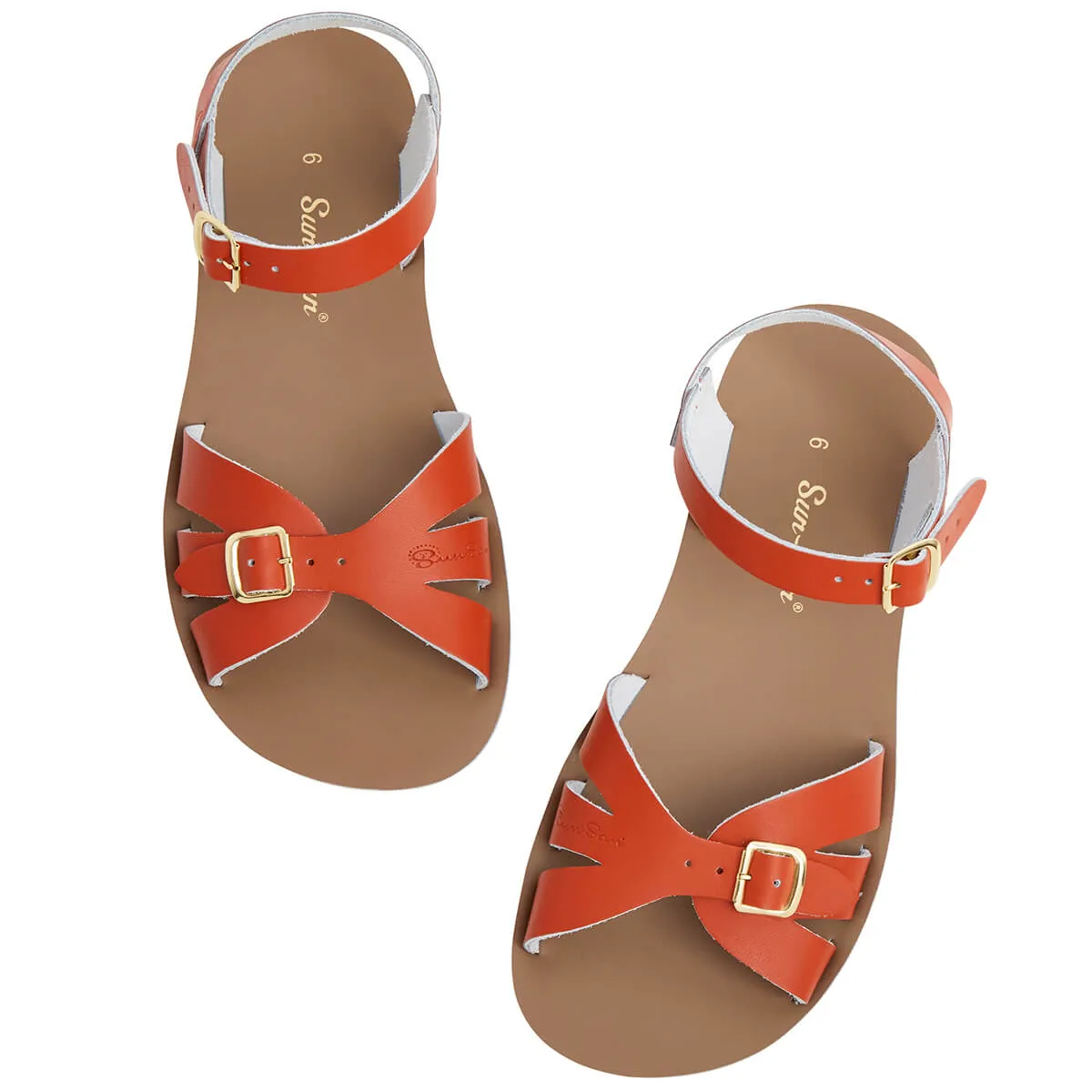Boardwalk Adult Sandals in Paprika by Salt-Water