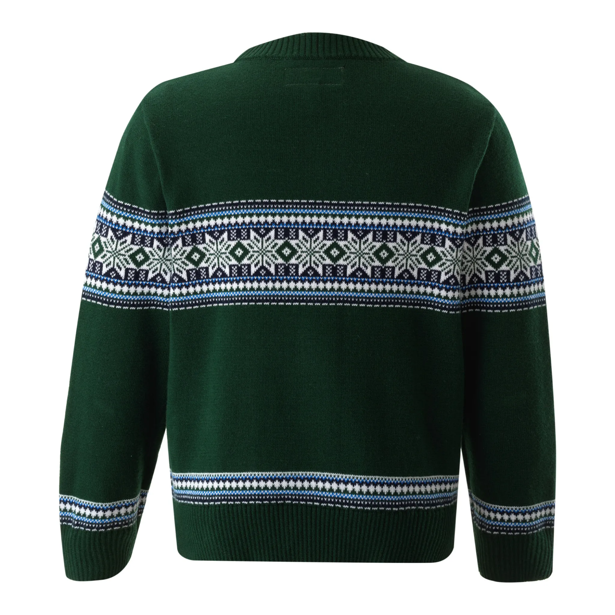 Boys Green Fairisle Sweater