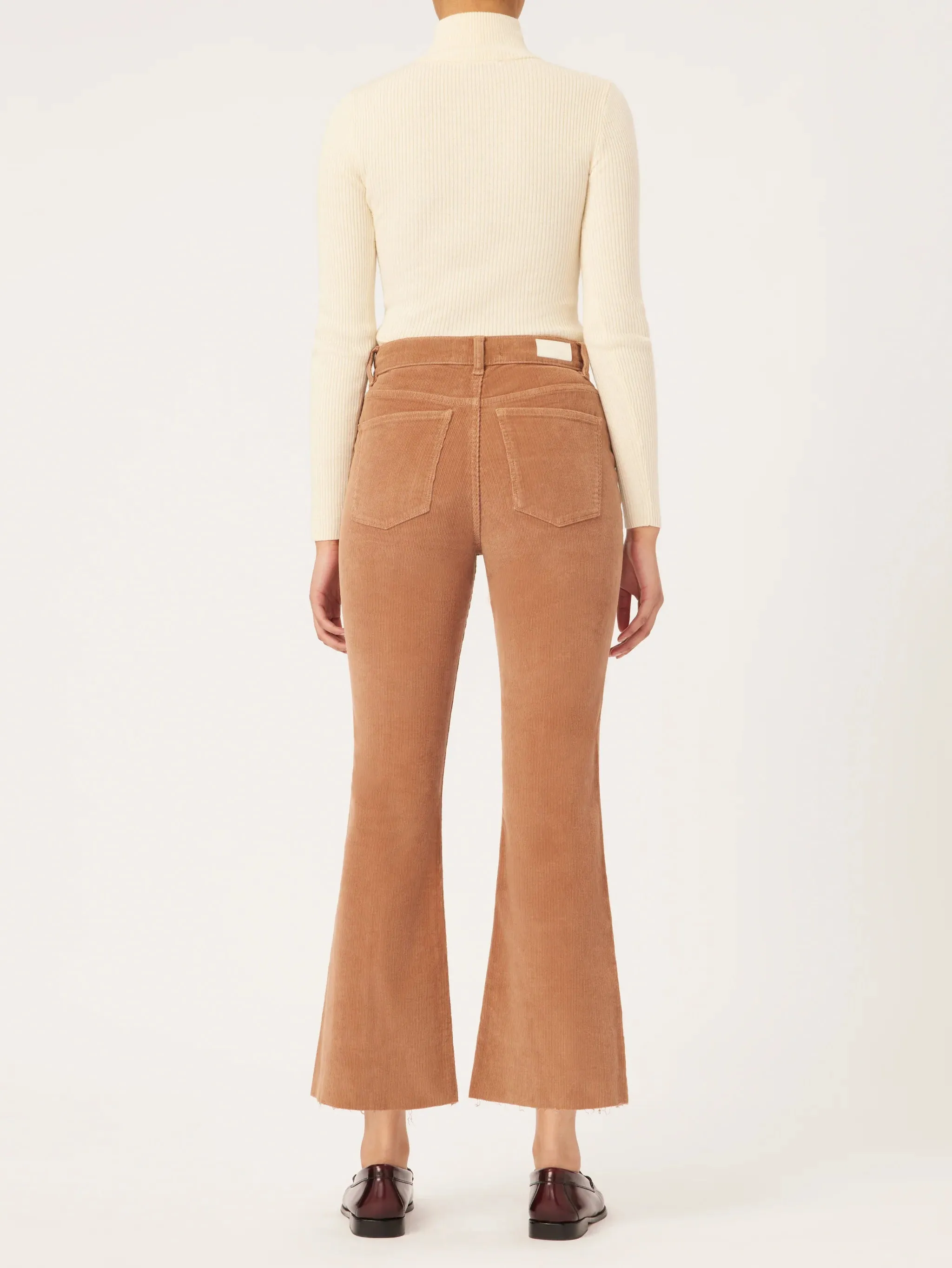 Bridget Corduroy Boot High Rise Instasculpt 27" - Teddy Taupe