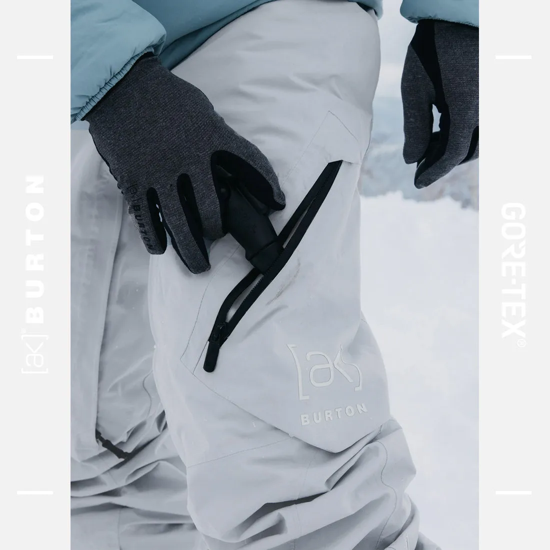 BURTON [ak] Gore-Tex 2L Cyclic Pant 2025 - Gray Cloud
