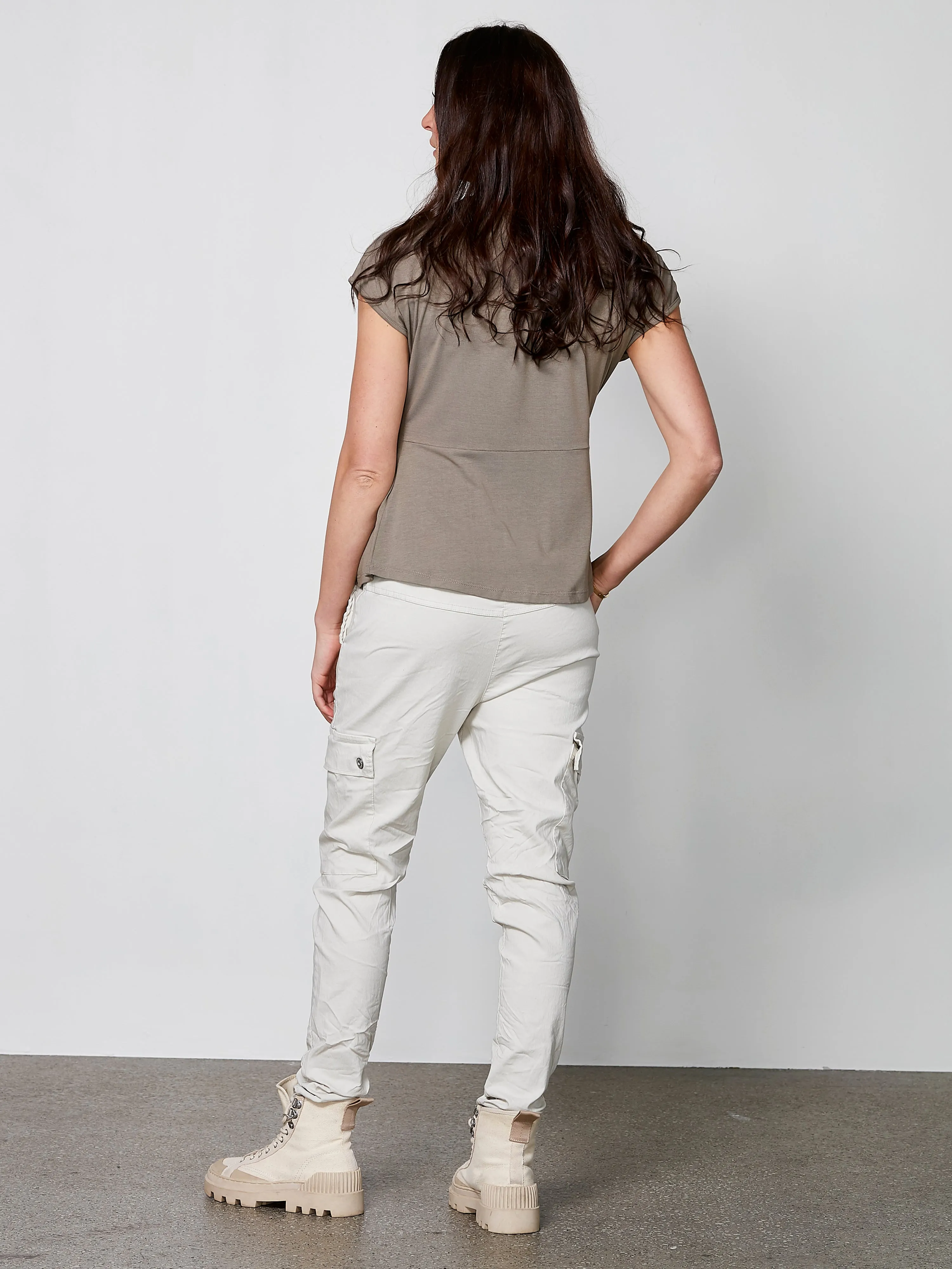 CARMEN YNDE trousers - Bone