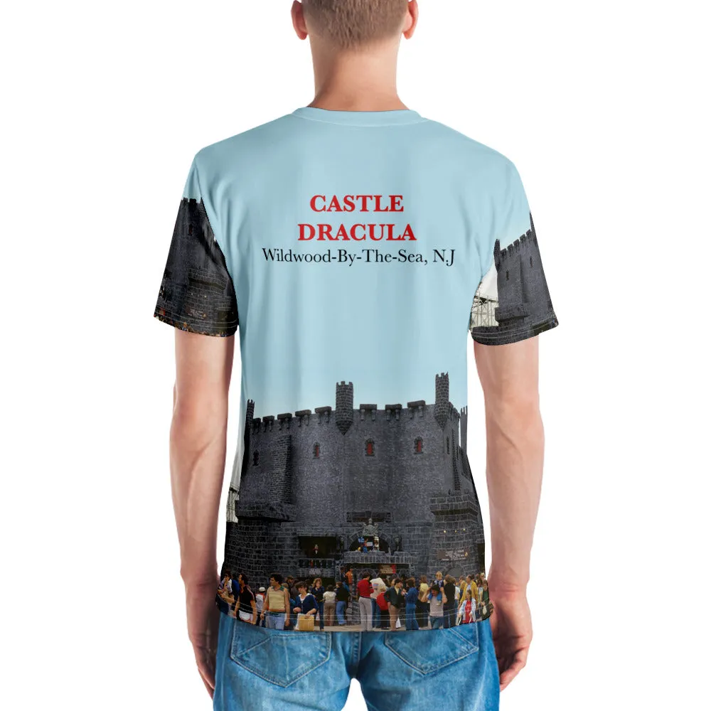 Castle Dracula in Wildwood, NJ from the 1970's - Men's T-Shirt Overall Printed