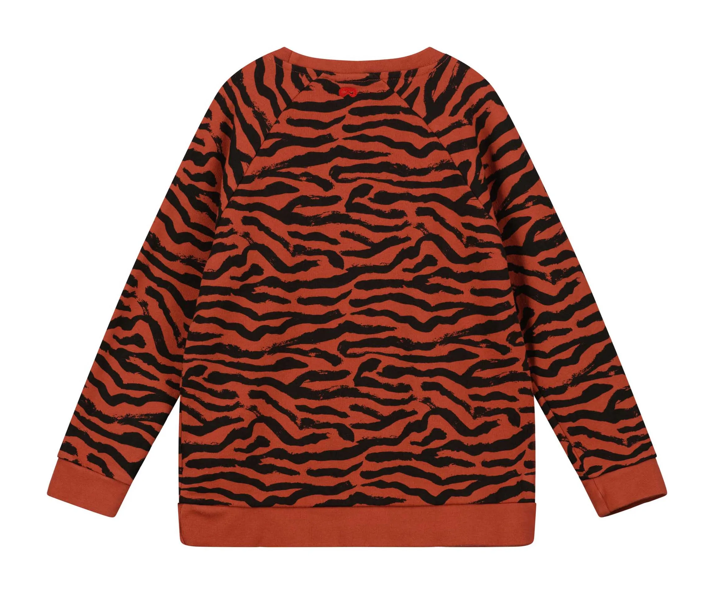 Chilli Oil Tiger Stripe Raglan Sweater