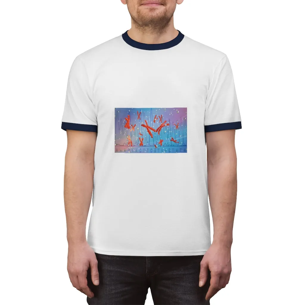Chromosomes Unisex Ringer Tee