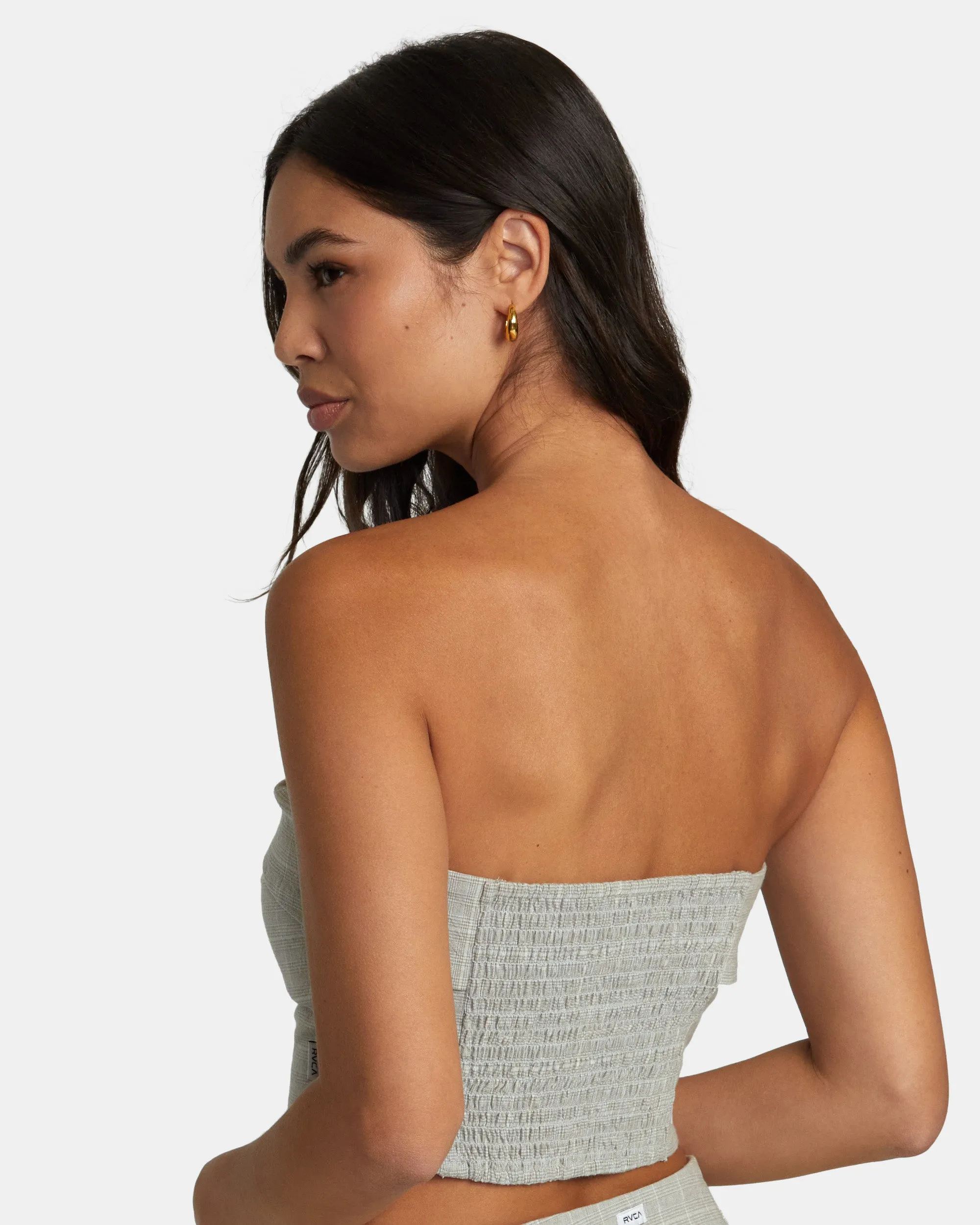 Claire Tube Top - Dark Khaki
