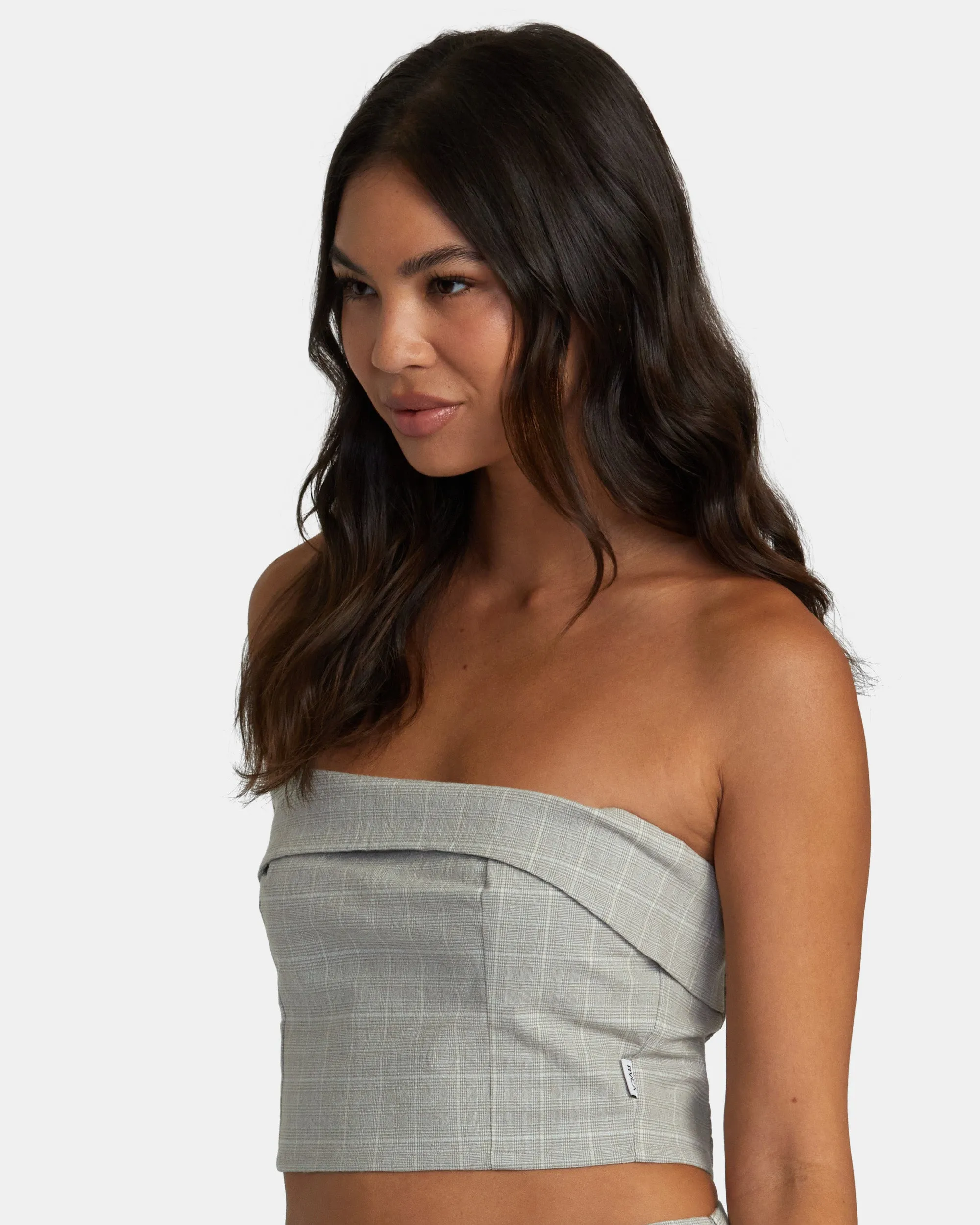 Claire Tube Top - Dark Khaki