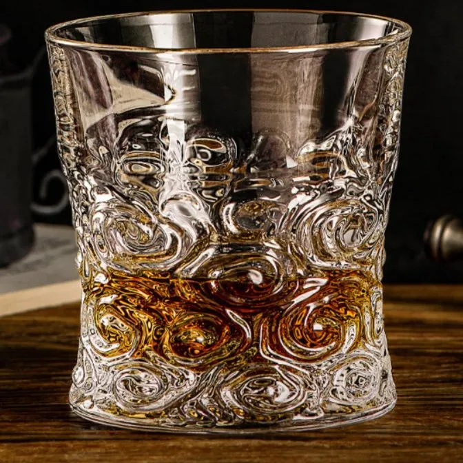 Connoisseur Crystal Whiskey Glass Set of 2 | Crystal Whiskey Glasses | Whiskey Glasses Set