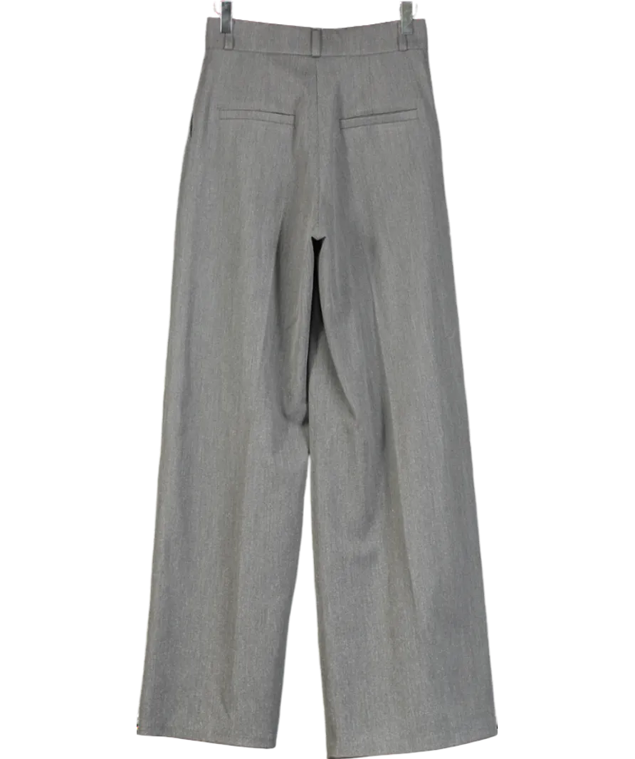 COOSH Grey Flare Palazzo Wrapped Pants UK XS