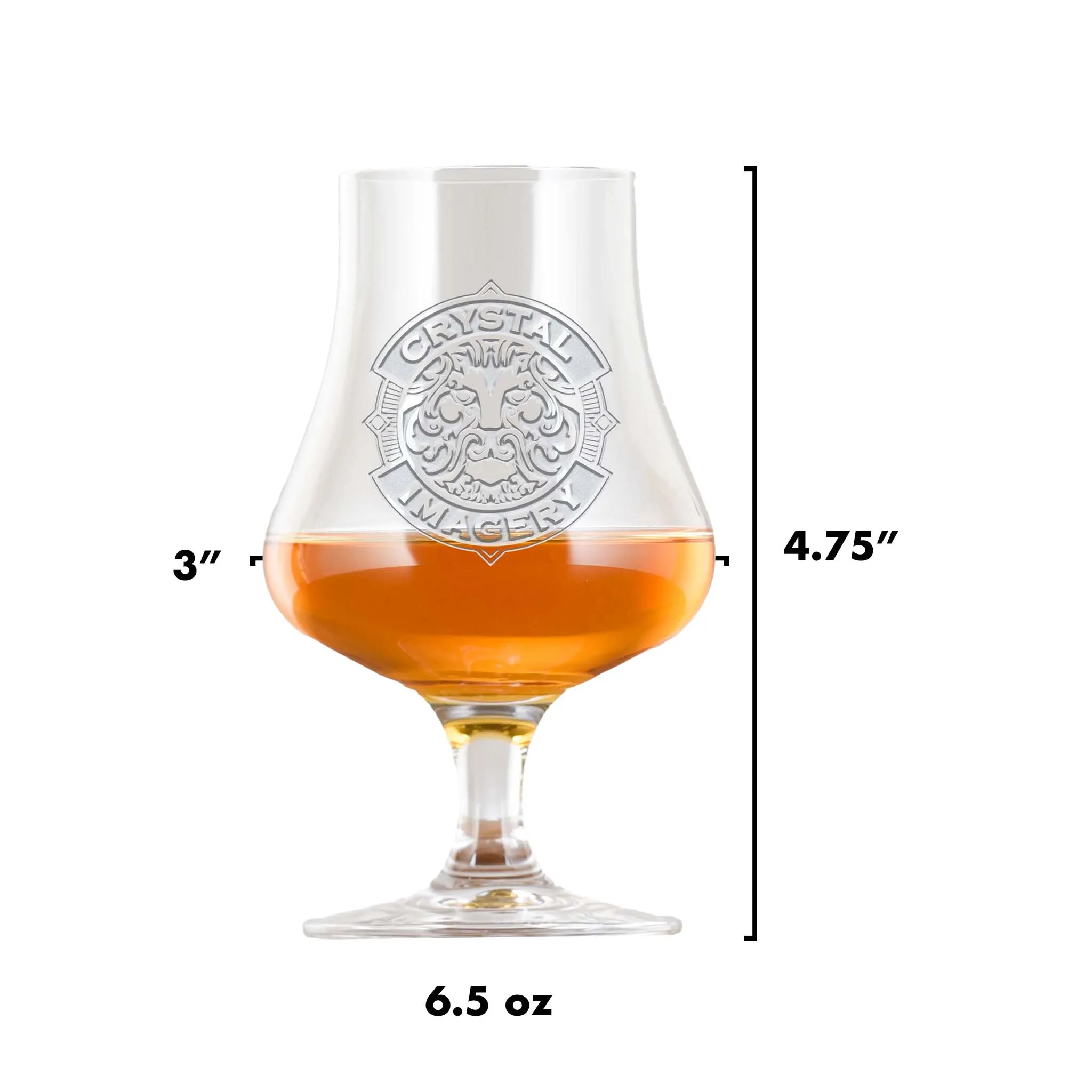 Custom Logo Crystal Whiskey Nosing Glass