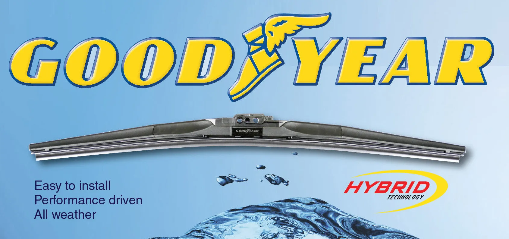 Driver Wiper Blade for 1971 Plymouth Duster - Hybrid
