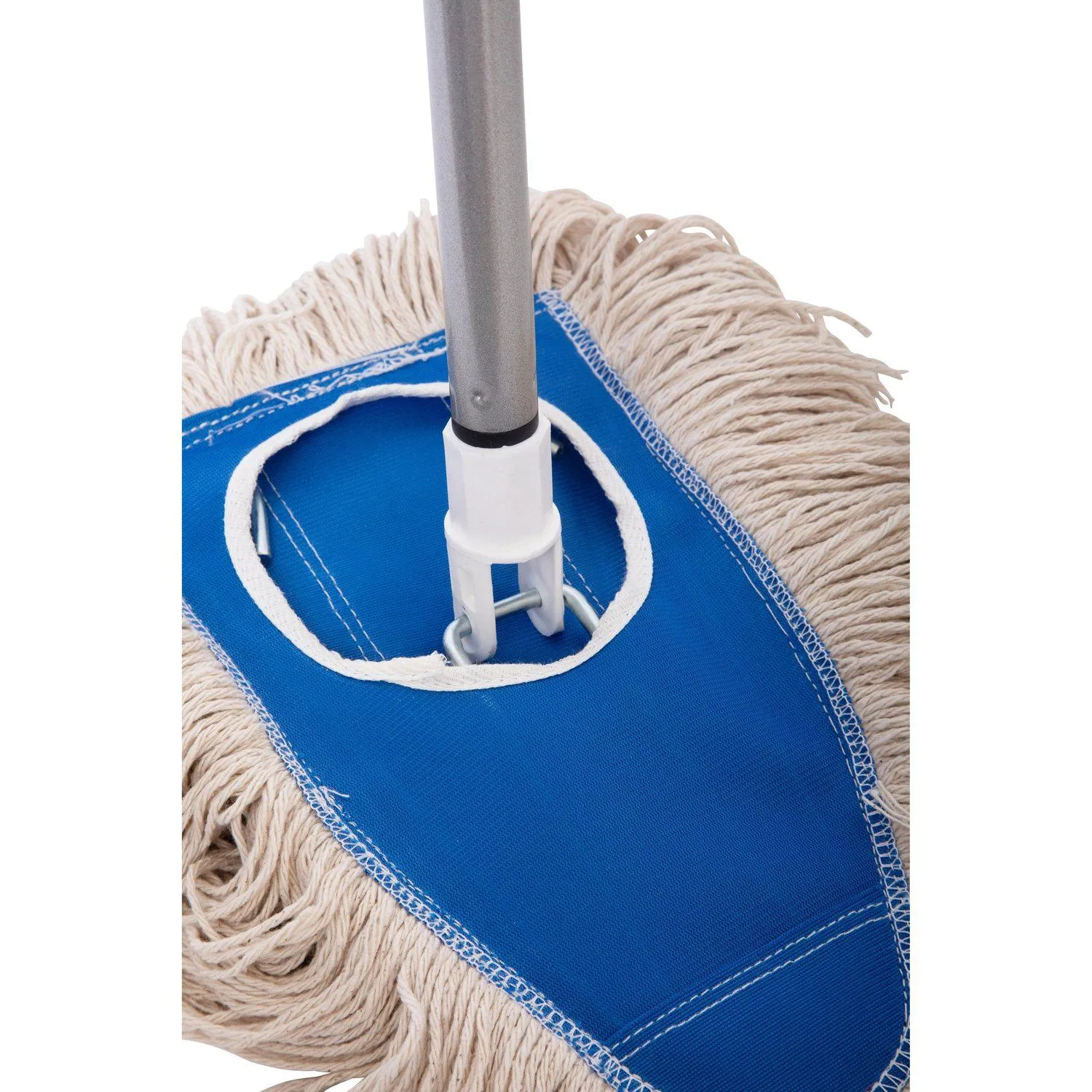 Dry Dust Mop Head With Frame & Adjustable Handle