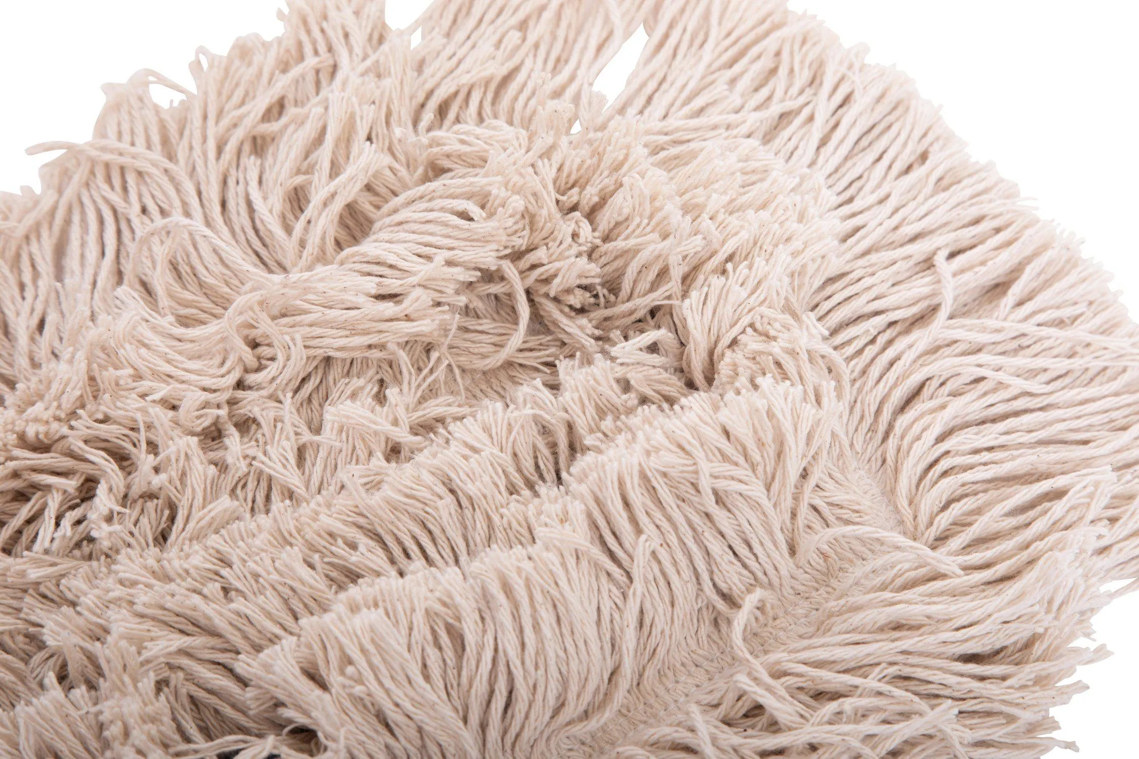 Dry Dust Mop Head With Frame & Adjustable Handle