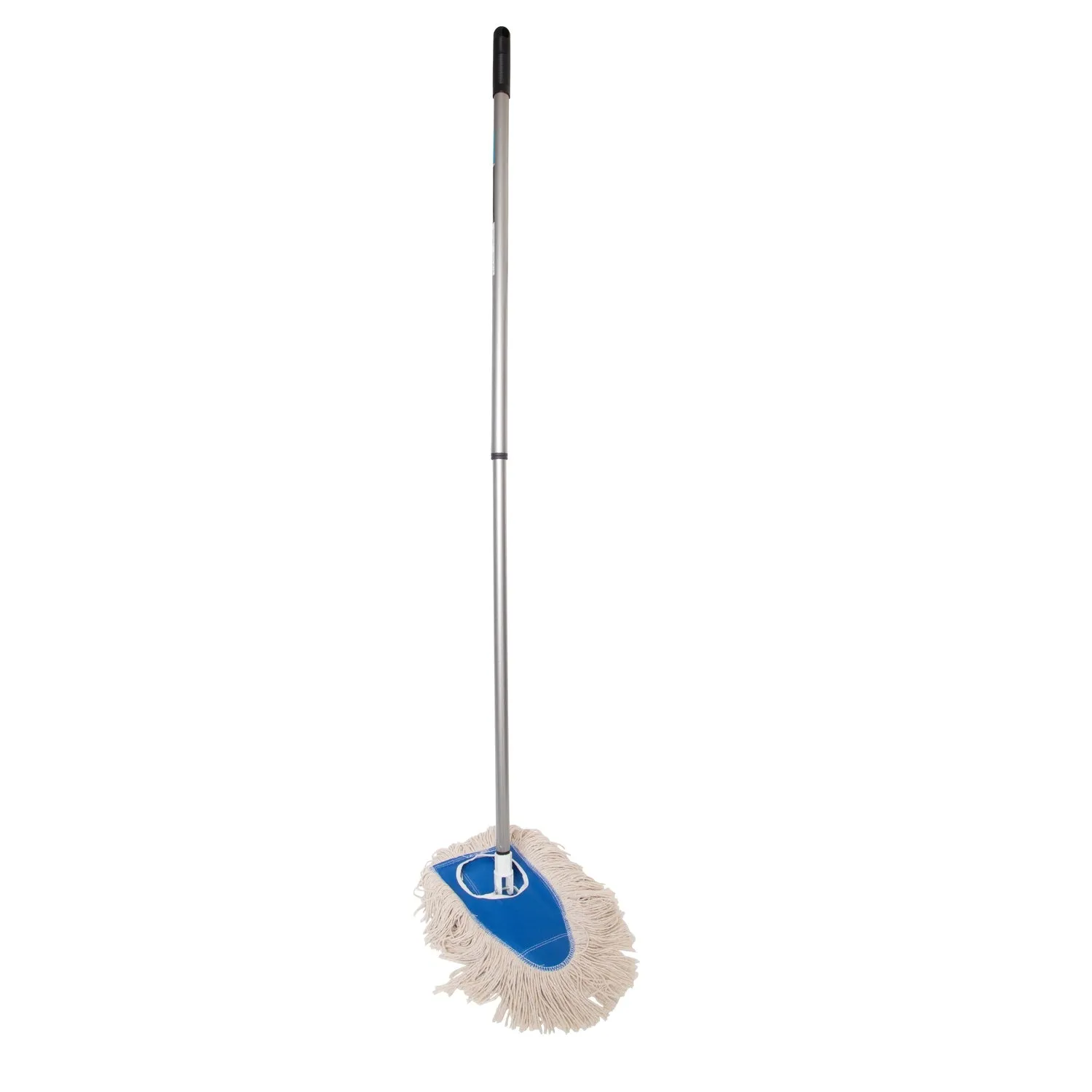 Dry Dust Mop Head With Frame & Adjustable Handle