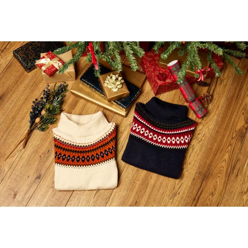 Dubarry Riverdale Ladies Fairisle Jumper - Chalk