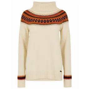 Dubarry Riverdale Ladies Fairisle Jumper - Chalk