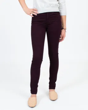 Eggplant Velvet Pants