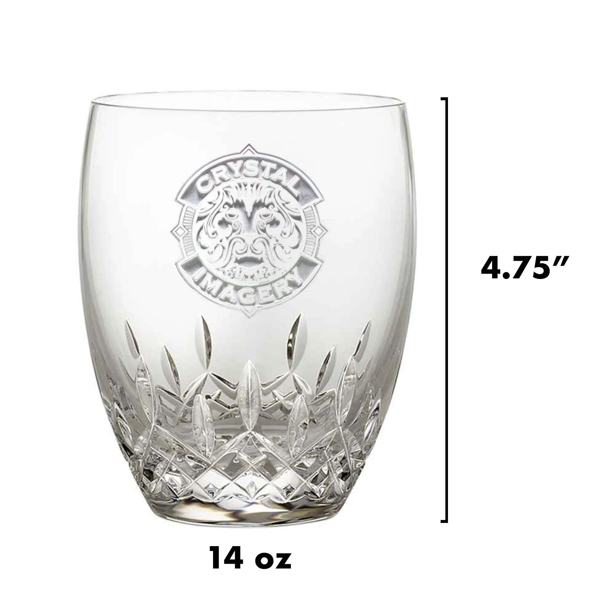 Engraved Waterford Crystal DOF, PAIR
