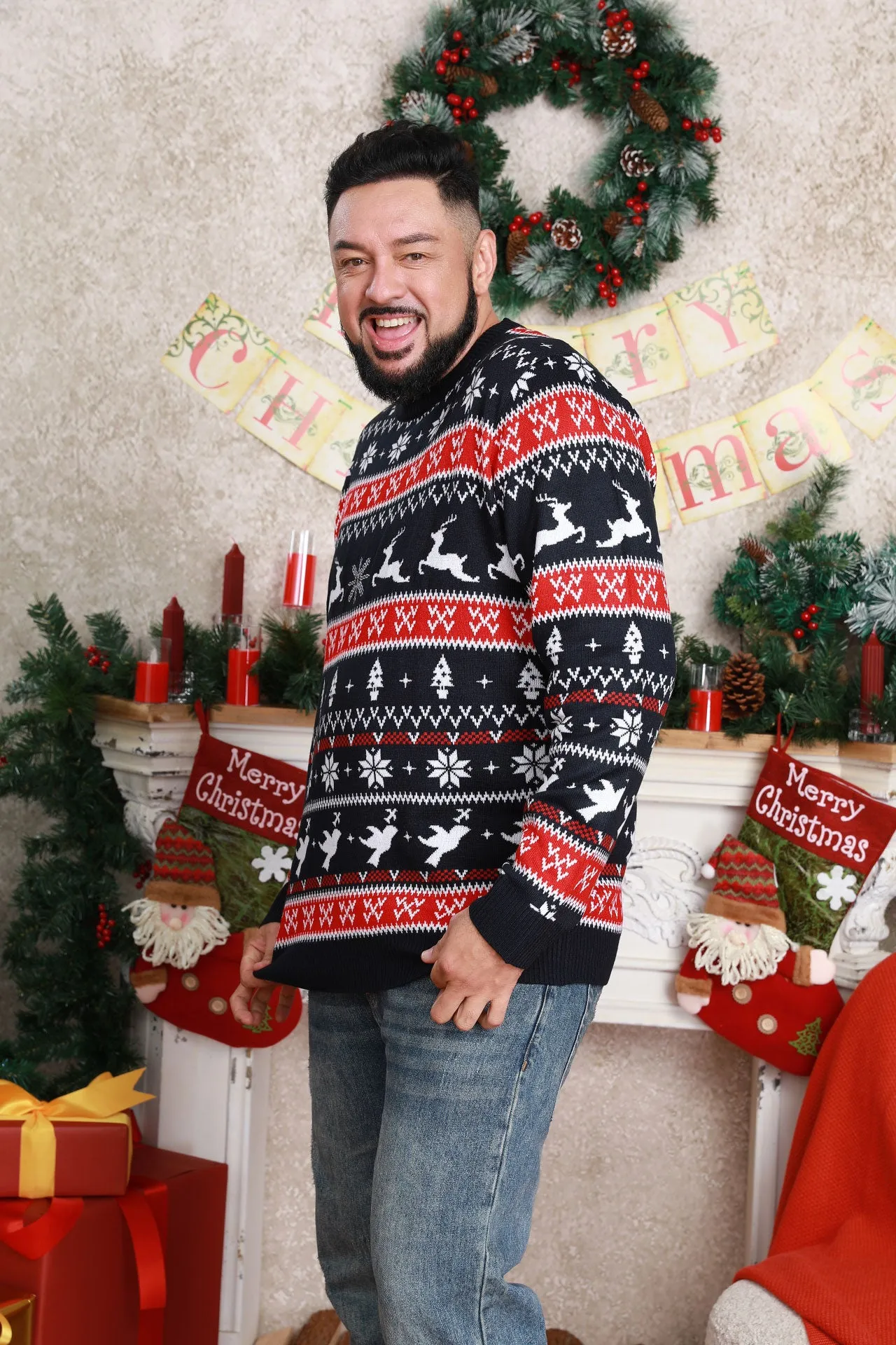 Feeling the Fair Isle-red | Men