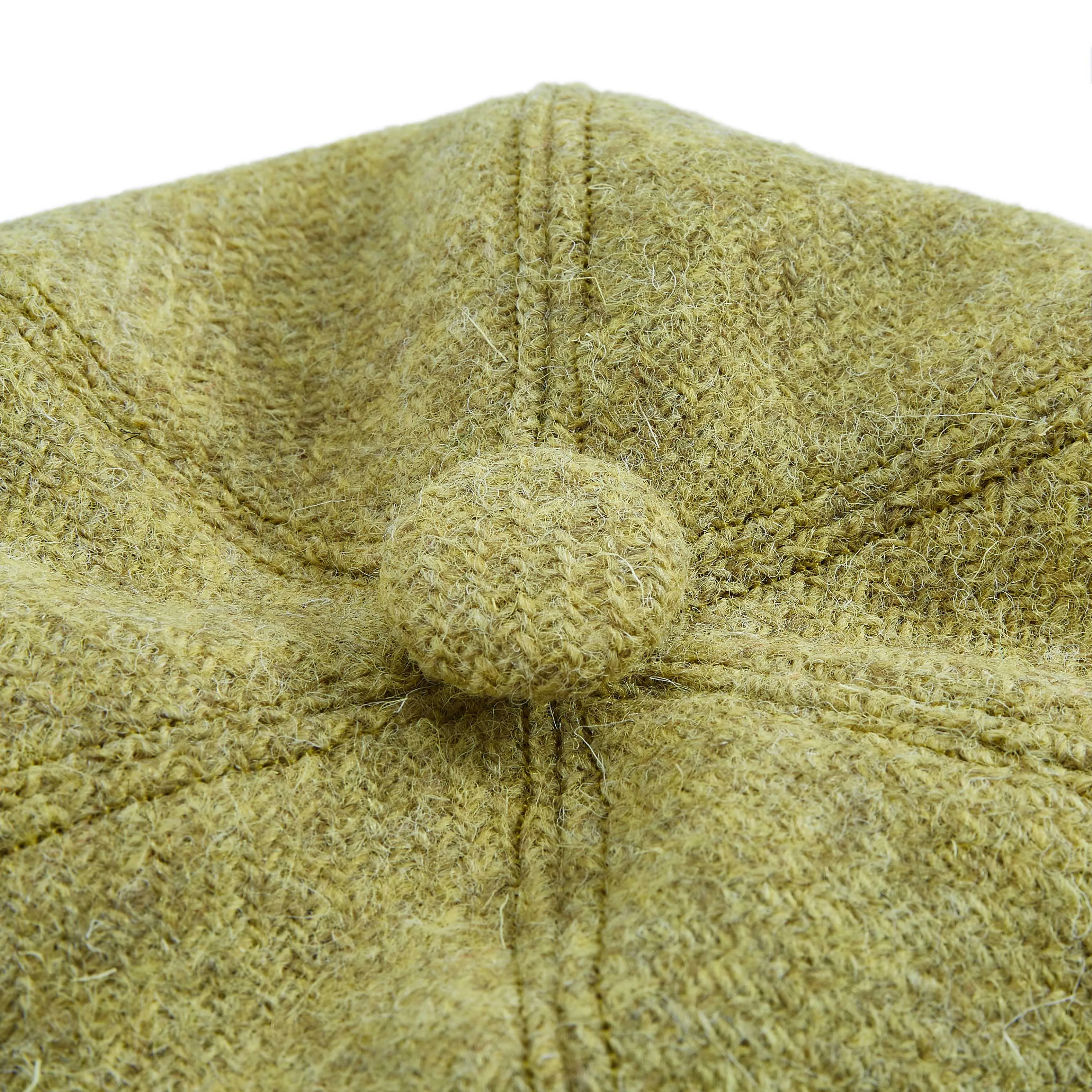Fern Green Harris Tweed Baker Boy Dog Hat
