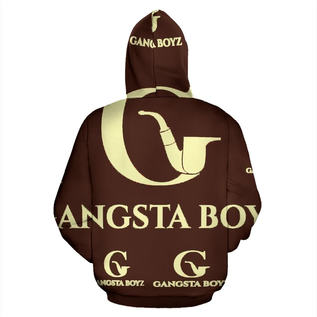 Gangsta Boyz Gold All Over Hoodie