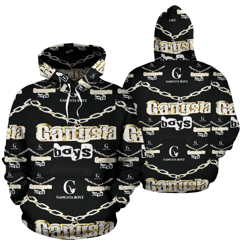 Gangsta Boyz  Gold Chain Hoodie