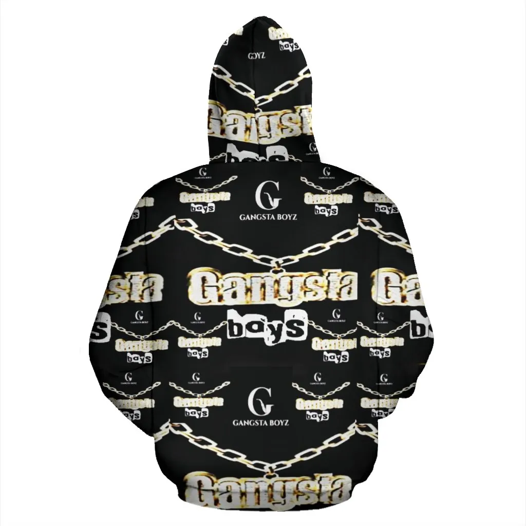 Gangsta Boyz  Gold Chain Hoodie