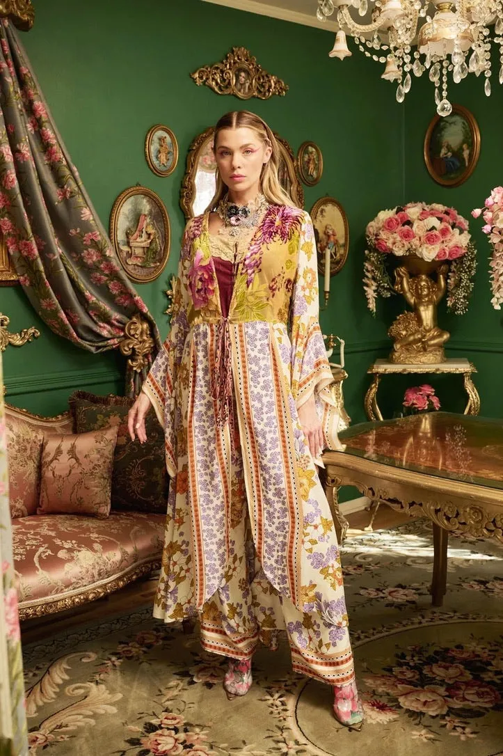 Golden Aurela Kimono-9950