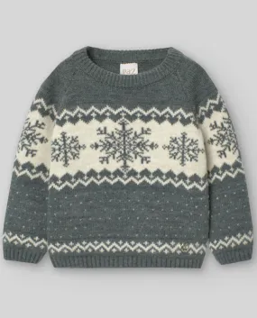 Grey Fairisle Sweater